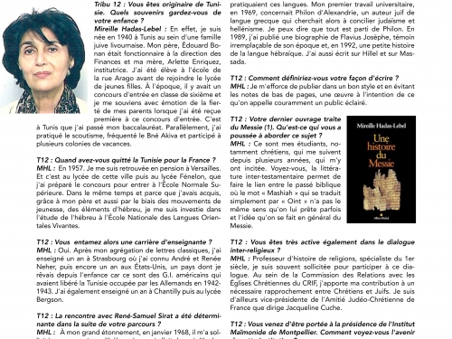 interview de Annie paul Derczansky