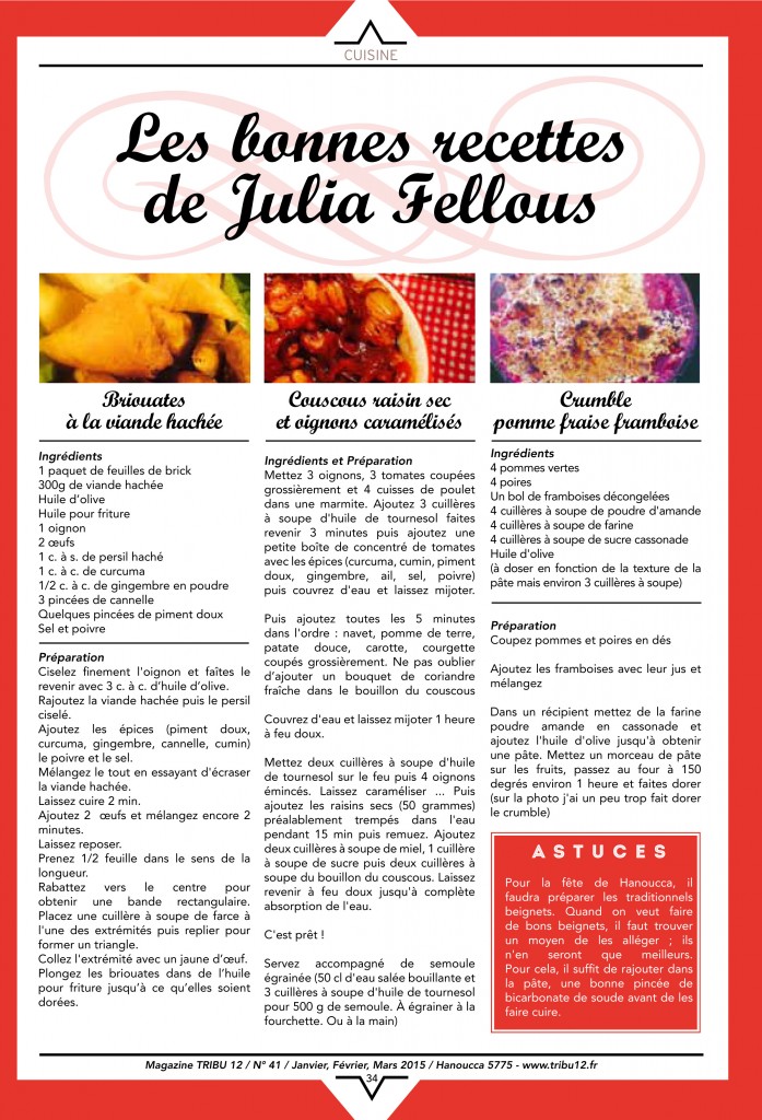 recettes